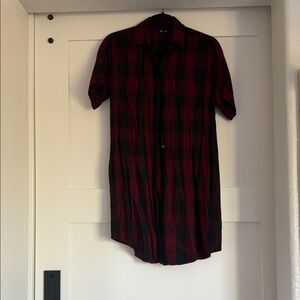 Dress Red and Black Plaid